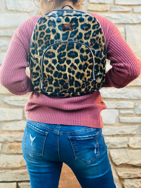 Leopard print Backpack